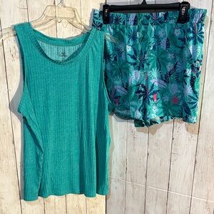 Croft & Barrow Teal Pajama Set